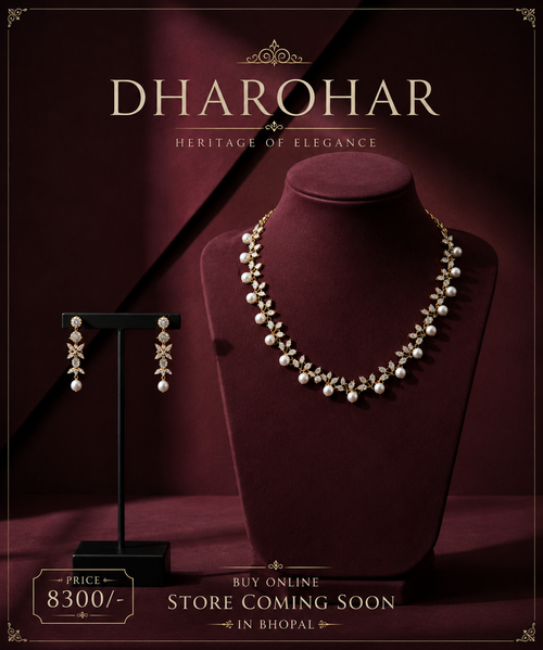 Real Pearl Necklace : Dharohar