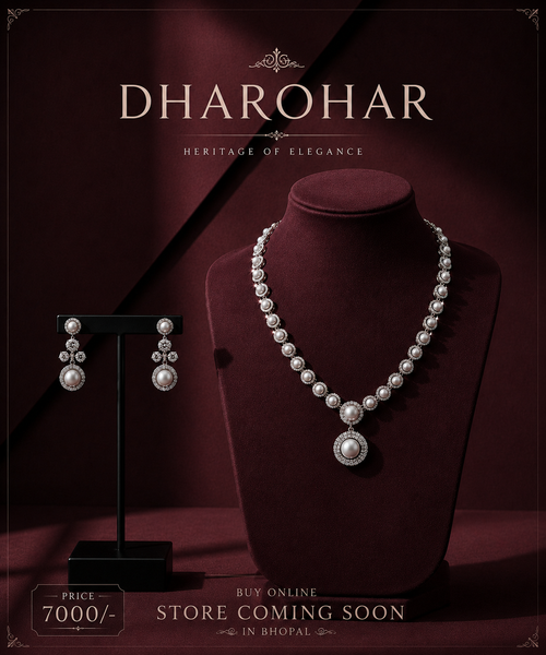 Real Pearl Necklace, Thewa Art