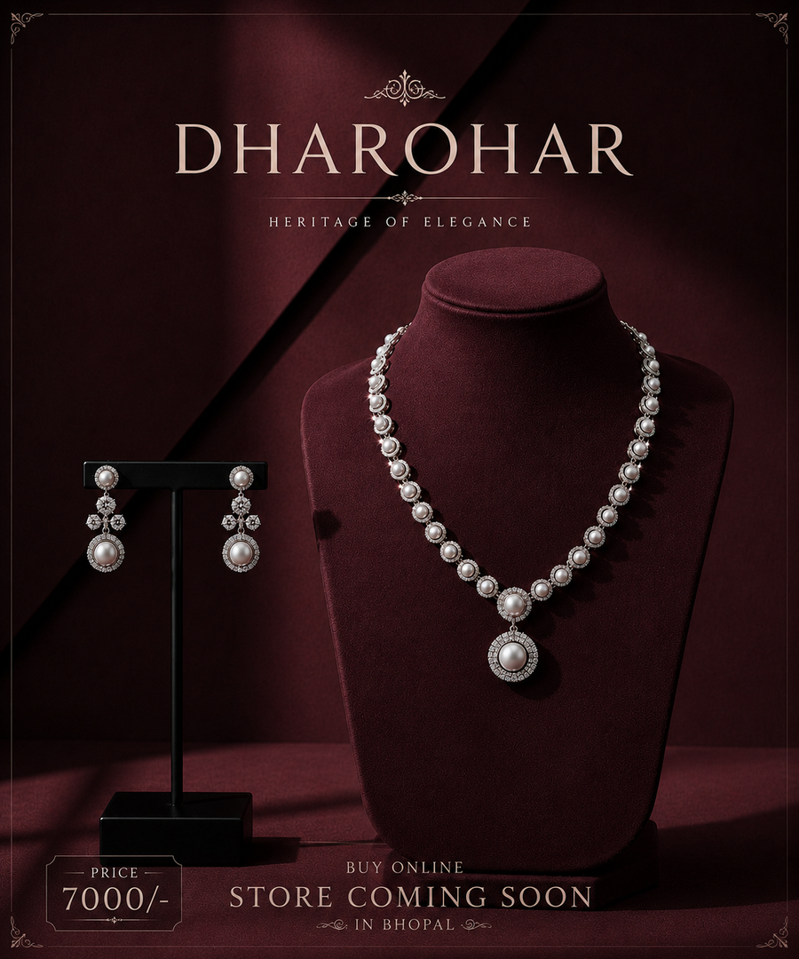 Real Pearl Necklace, Thewa Art