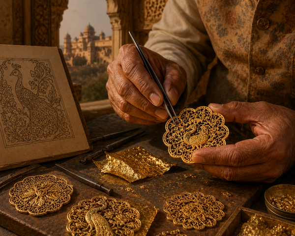 Handcrafted Gold Filigree